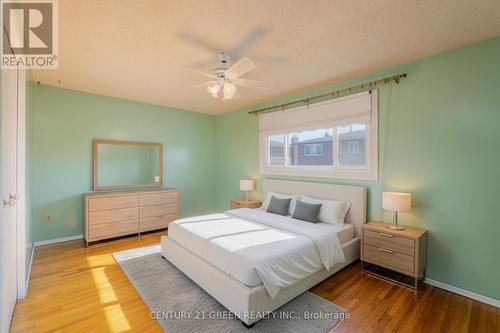 Virtually Staged Main Bedroom - 729 West 5Th Street, Hamilton, ON - Indoor Photo Showing Bedroom