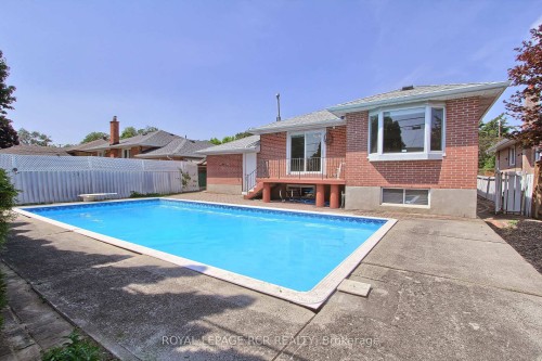 77 Alhart Drive, Toronto, ON - Outdoor With In Ground Pool
