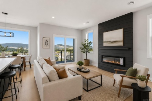 3482 Merlot Terr, Langford, BC - Indoor Photo Showing Living Room With Fireplace