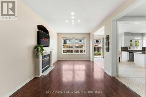 3696 Waterfall Crescent, Mississauga, ON - Indoor With Fireplace