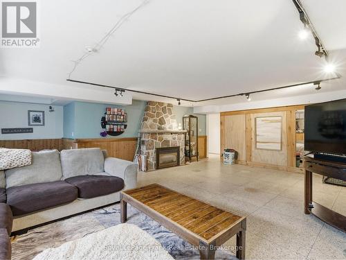 241 Bellevue Drive, Quinte West, ON - Indoor Photo Showing Living Room With Fireplace