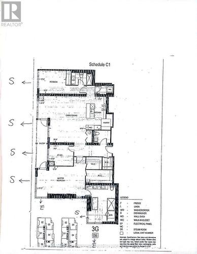 Builder Floor Plan with measurements - 4406 - 300 Front Street W, Toronto, ON - Other