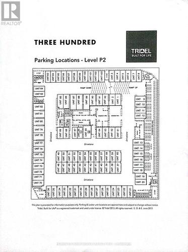 P.2 Parking Map - 4406 - 300 Front Street W, Toronto, ON - Other