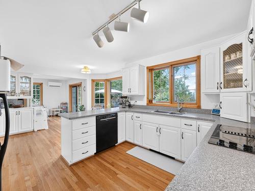 1864 Kings Road, Sydney River, NS - Indoor Photo Showing Kitchen With Double Sink