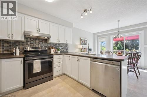56 Henhoeffer Crescent, Kitchener, ON - Indoor Photo Showing Kitchen With Stainless Steel Kitchen With Double Sink