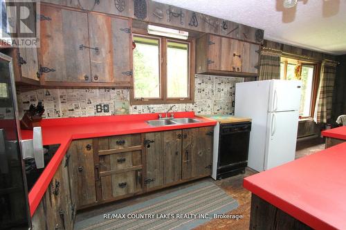 B40440 Shore Road, Brock, ON - Indoor Photo Showing Kitchen With Double Sink