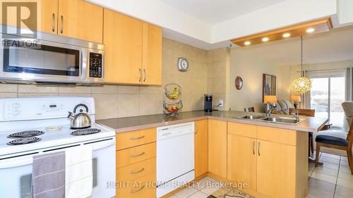 23 - 52 Adelaide Street, Barrie, ON - Indoor Photo Showing Kitchen With Double Sink
