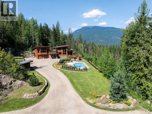 1917 Mt Mcpherson Drive, Revelstoke, BC - Outdoor With In Ground Pool With View