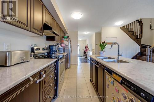 96 Esther Crescent S, Thorold, ON - Indoor Photo Showing Kitchen With Stainless Steel Kitchen With Double Sink