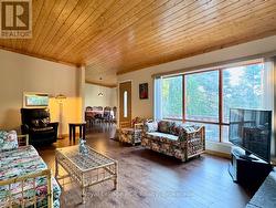 Open to dining area and walk-out to deck. - 