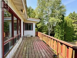 And walk out to elevated deck. - 