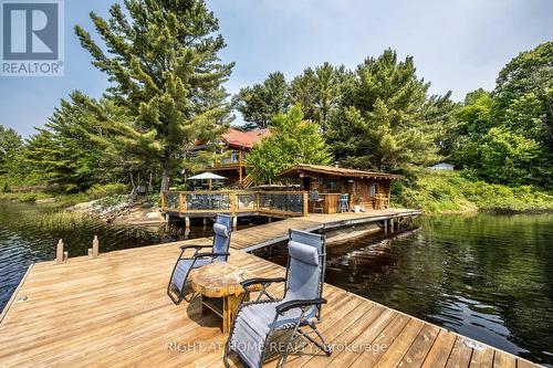 235 Loch Erne Road, Mcdougall, ON - Outdoor With Body Of Water With Deck Patio Veranda