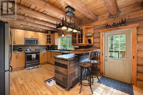 235 Loch Erne Road, Mcdougall, ON - Indoor Photo Showing Kitchen With Double Sink