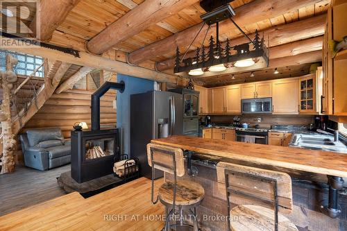 235 Loch Erne Road, Mcdougall, ON - Indoor Photo Showing Kitchen With Double Sink