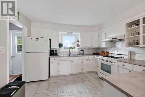 50 St Lawrence Street, South Stormont, ON - Indoor Photo Showing Kitchen With Double Sink