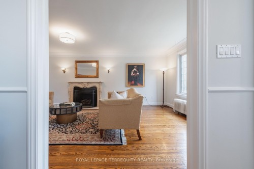 223 Riverside Drive, Toronto, ON - Indoor Photo Showing Other Room With Fireplace