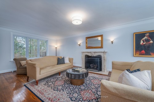223 Riverside Drive, Toronto, ON - Indoor Photo Showing Living Room With Fireplace