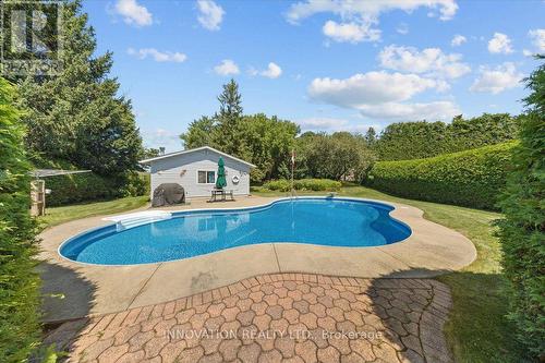 23 Pheasant Run Drive, Ottawa, ON - Outdoor With In Ground Pool With Backyard