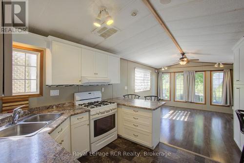 3 Maple St - 79681 Bluewater Hwy 21, Central Huron (Goderich), ON - Indoor Photo Showing Kitchen With Double Sink