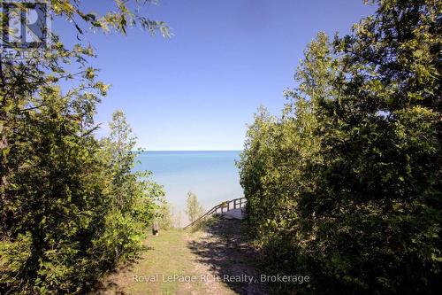 Lookout platform and beautiful Lake Huron - 3 Maple St - 79681 Bluewater Hwy 21, Central Huron (Goderich), ON - Outdoor With Body Of Water With View