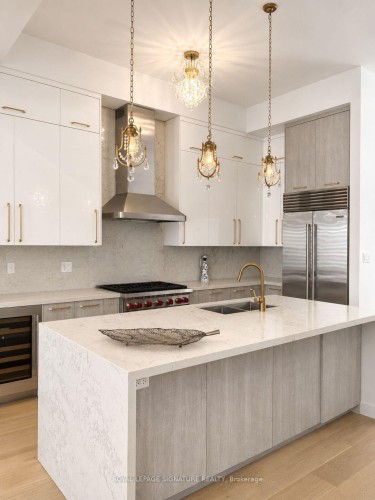 308 King Road, Richmond Hill, ON - Indoor Photo Showing Kitchen With Double Sink With Upgraded Kitchen