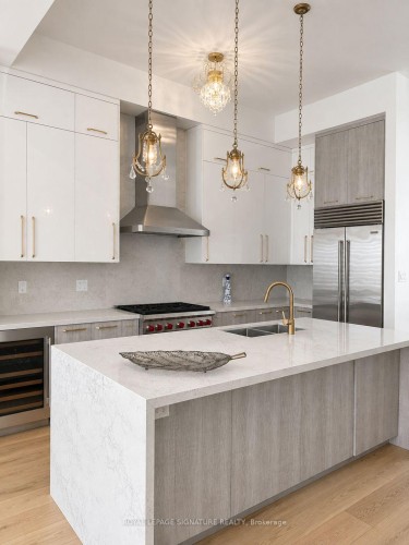308 King Road, Richmond Hill, ON - Indoor Photo Showing Kitchen With Double Sink With Upgraded Kitchen