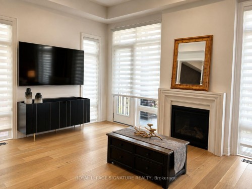 308 King Road, Richmond Hill, ON - Indoor Photo Showing Living Room With Fireplace