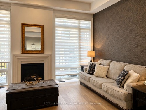 308 King Road, Richmond Hill, ON - Indoor Photo Showing Living Room With Fireplace
