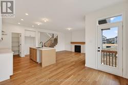 View from eating area and door to year yard - 