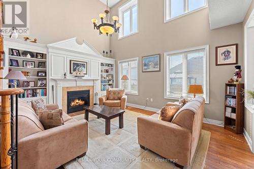53 Brookwood Drive, Barrie, ON - Indoor Photo Showing Living Room With Fireplace
