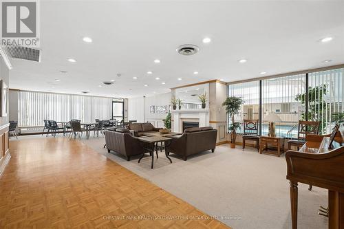 1101 - 4 Willow Street, Waterloo, ON - Indoor With Fireplace