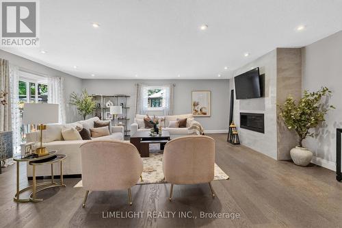 836 Manchester Road, London North (North L), ON - Indoor Photo Showing Living Room With Fireplace