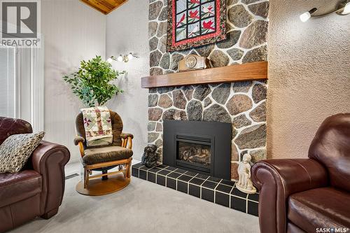 1188 2Nd Avenue Ne, Moose Jaw, SK - Indoor With Fireplace