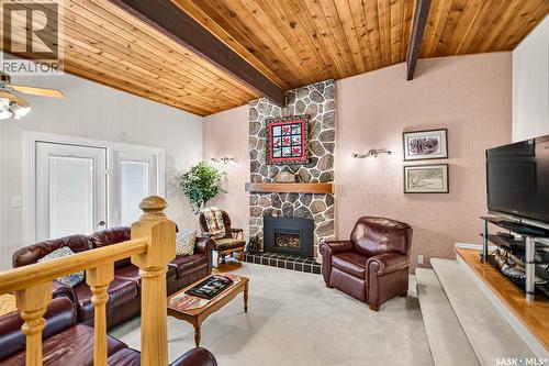 1188 2Nd Avenue Ne, Moose Jaw, SK - Indoor With Fireplace