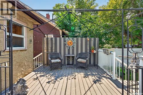 1188 2Nd Avenue Ne, Moose Jaw, SK - Outdoor With Deck Patio Veranda With Exterior