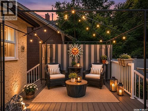 1188 2Nd Avenue Ne, Moose Jaw, SK - Outdoor With Deck Patio Veranda With Exterior