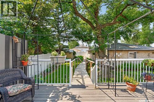 1188 2Nd Avenue Ne, Moose Jaw, SK - Outdoor With Deck Patio Veranda