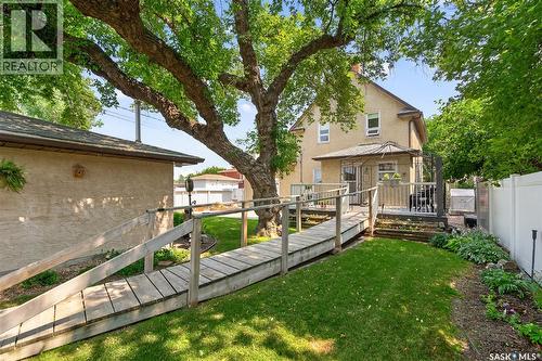 1188 2Nd Avenue Ne, Moose Jaw, SK - Outdoor With Deck Patio Veranda With Exterior