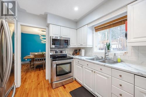 27 Plummer Ct, Sault Ste. Marie, ON - Indoor Photo Showing Kitchen With Double Sink