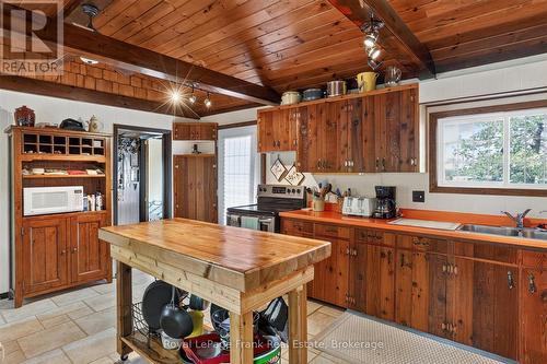 1550 Island 85 Stoney Lake, Douro-Dummer, ON - Indoor Photo Showing Kitchen With Double Sink