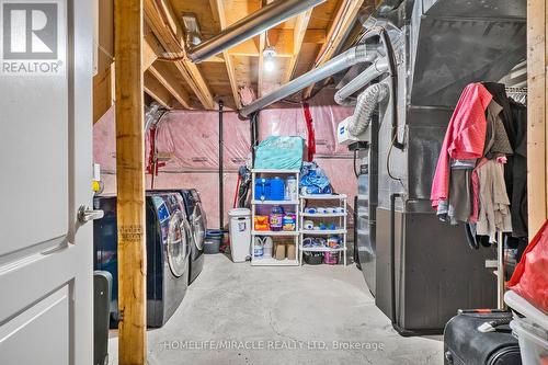 Basement laundary & Utility Room - 71 Skyvalley Drive, Brampton, ON - Indoor Photo Showing Basement