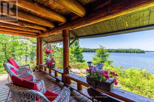 1 Island 29Kl Kahshe Lake - Cooee Island, Gravenhurst (Morrison), ON - Outdoor With Body Of Water With Deck Patio Veranda
