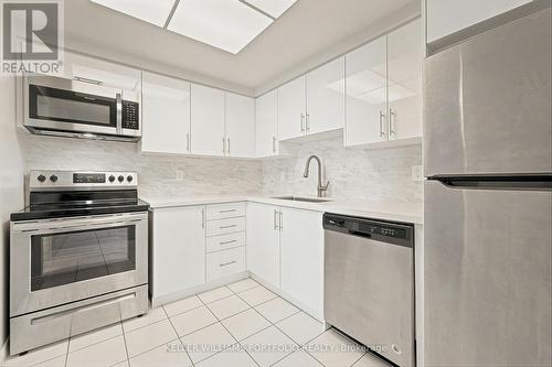 605 - 135 Hillcrest Avenue, Mississauga, ON - Indoor Photo Showing Kitchen With Upgraded Kitchen
