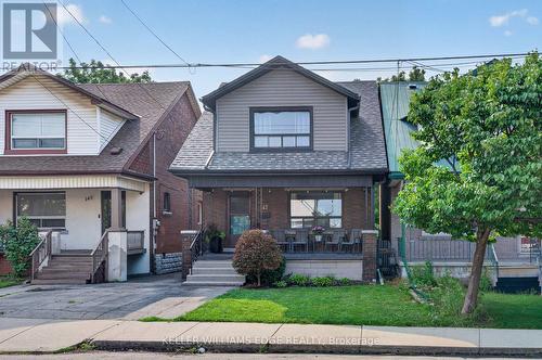 147 Melrose Avenue N, Hamilton, ON - Outdoor With Deck Patio Veranda With Facade