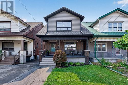 147 Melrose Avenue N, Hamilton, ON - Outdoor With Deck Patio Veranda With Facade