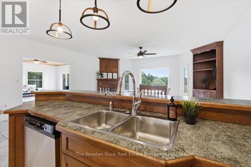 743 Tuftsville Road, Stirling-Rawdon (Rawdon Ward), ON - Indoor Photo Showing Kitchen With Double Sink