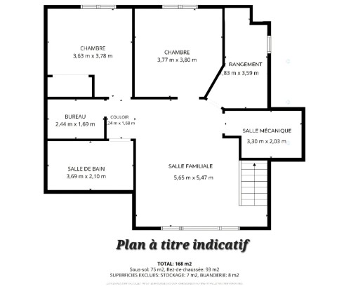 Plan (croquis) - 22 Rue Du Montagnard, Saint-Hippolyte, QC 