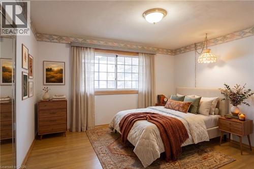 Virtually Staged - 6 Caprice Court, Hamilton, ON - Indoor Photo Showing Bedroom