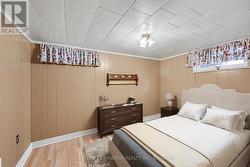 Third bedroom on lower level (virtually staged). - 