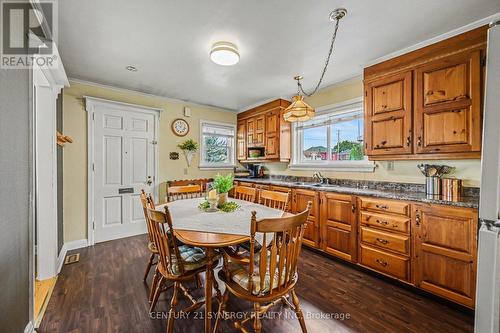 Bright and spacious eat-in kitchen. - 5 Queen Street, Smiths Falls, ON - Indoor Photo Showing Dining Room